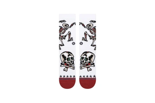 Stance Skeleton Crew Κάλτσες Ψηλές 1 Ζευγάρι (A555C26SKE-WHT)