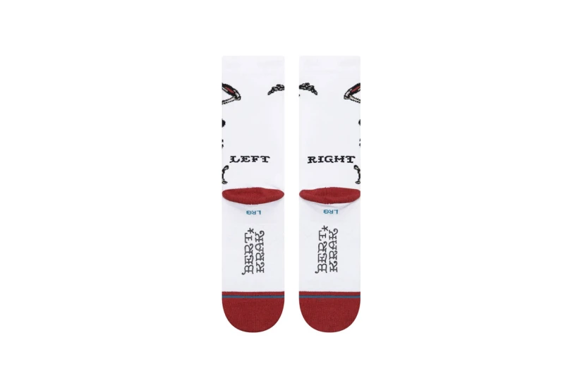 Stance Skeleton Crew Κάλτσες Ψηλές 1 Ζευγάρι (A555C26SKE-WHT)