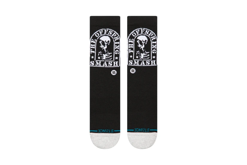 Stance Smashed Unisex Ψηλές Κάλτσες Μαύρες 1 Ζευγάρι