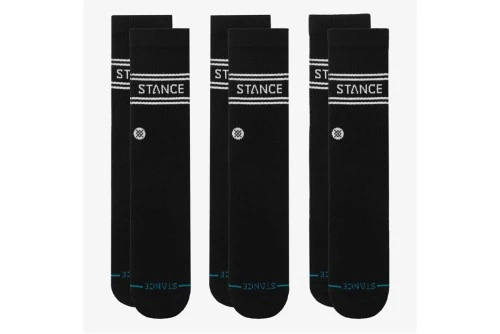 Stance Vital Κάλτσες Ψηλές 3 Ζευγάρια (A556A25VIT-BLK)