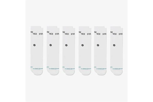 Stance Origin Κάλτσες Ψηλές 6 Ζευγάρια (A556C24ORI-WHT)