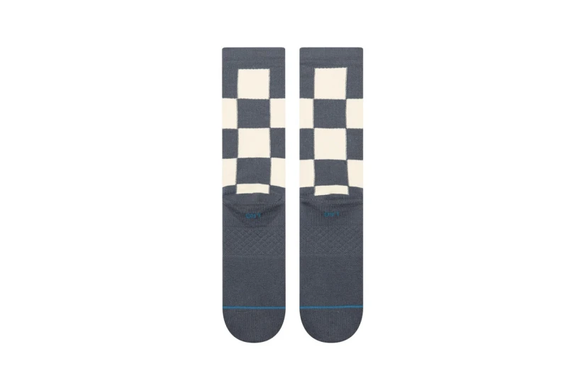 Stance Chaturanga Crew Κάλτσες μέχρι τη Γάμπα Γκρι Σκούρο, Εκρού 1 Ζευγάρι