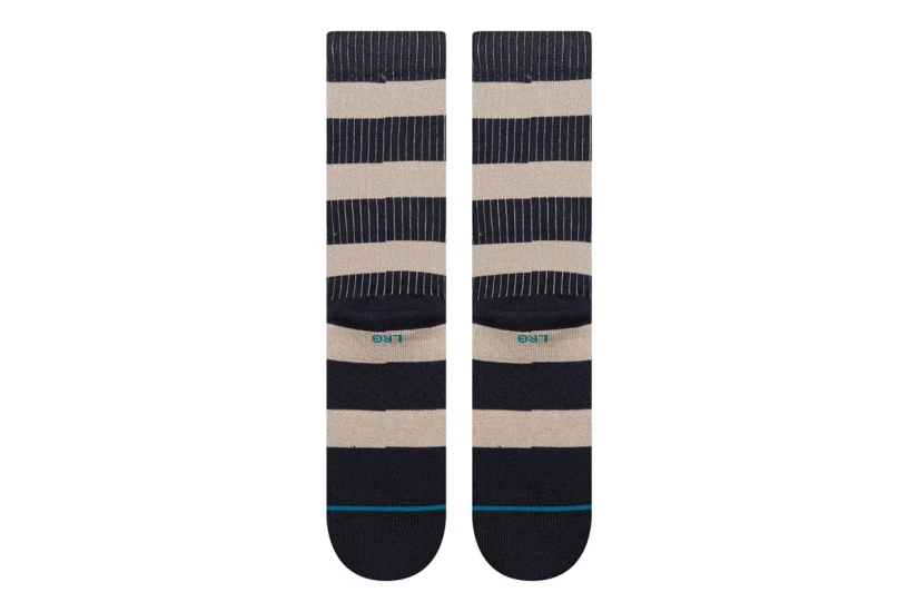 Stance Jailbird Crew Κάλτσες μέχρι τη Γάμπα Μπλε Σκούρο, Μπεζ 1 Ζευγάρι