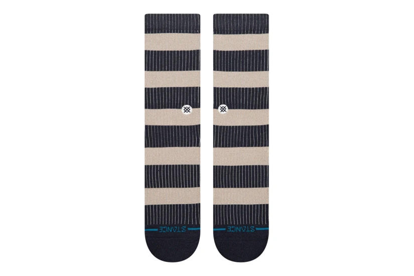 Stance Jailbird Crew Κάλτσες μέχρι τη Γάμπα Μπλε Σκούρο, Μπεζ 1 Ζευγάρι
