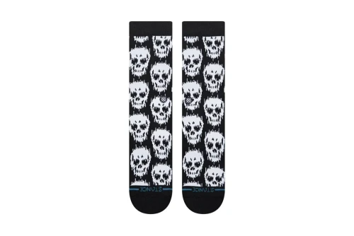 Stance Static Skull Crew Κάλτσες Ψηλές 1 Ζευγάρι (A556C26STA-BLK)