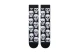 Stance Static Skull Crew Κάλτσες μέχρι τη Γάμπα Μαύρες, Λευκές 1 Ζευγάρι