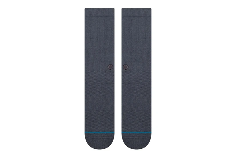 Stance Signature Crew Κάλτσες μέχρι τη Γάμπα Γκρι Σκούρο 1 Ζευγάρι