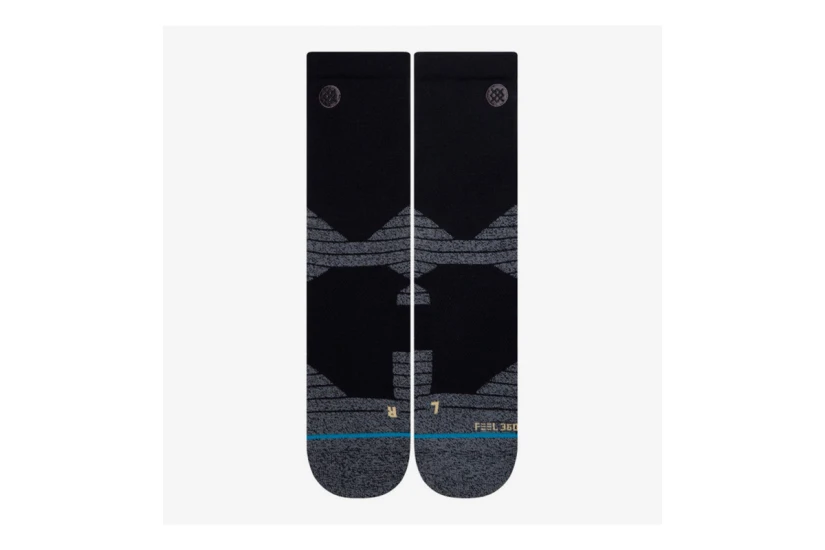 Stance Icon Sport Unisex Κάλτσες μέχρι τη Γάμπα Μαύρες, Ανθρακί