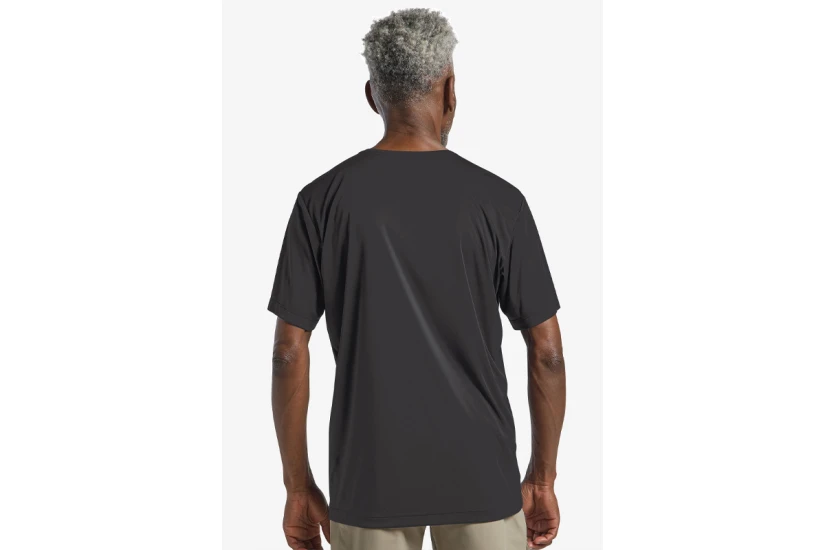 Jack Wolfskin Peak Graphic Ανδρικό Κοντομάνικο T-Shirt Μαύρο