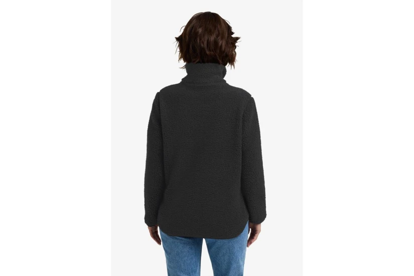 Jack Wolfskin High Curl Γυναικεία Ζακέτα Sherpa Μαύρο