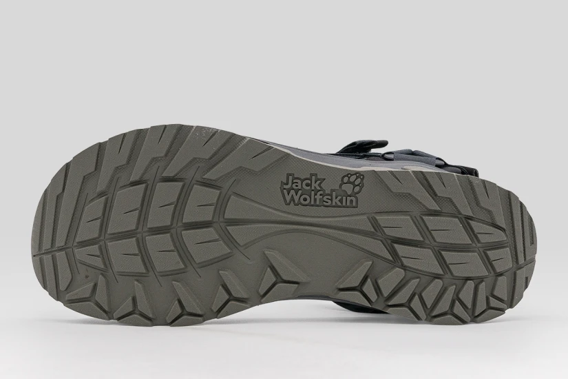 Jack Wolfskin Ridge Ανδρικά Σανδάλια Μαύρα