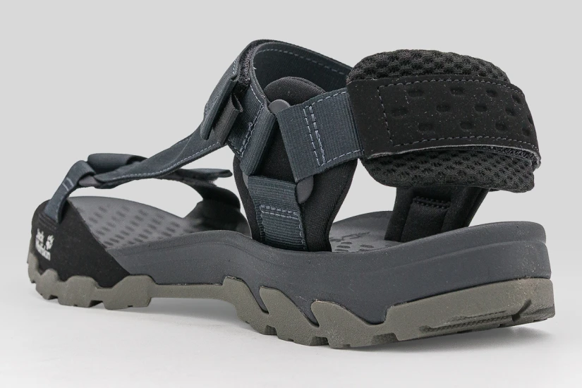 Jack Wolfskin Ridge Ανδρικά Σανδάλια Μαύρα