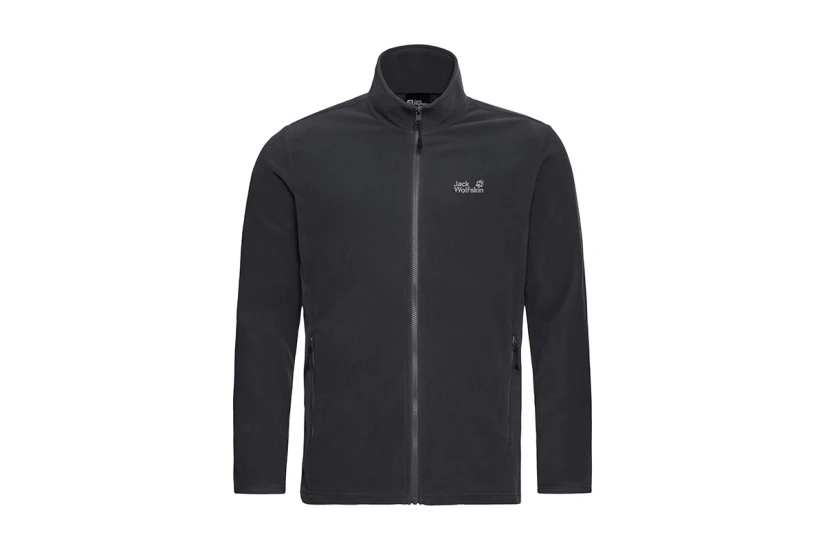 Jack Wolfskin Taunus 100 Fleece 3-In-1 Ανδρική Ζακέτα Fleece Μαύρη
