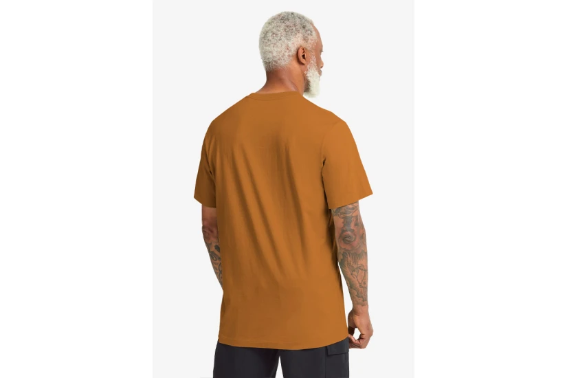 Jack Wolfskin Brand Ανδρικό Κοντομάνικο T-Shirt Πορτοκαλί