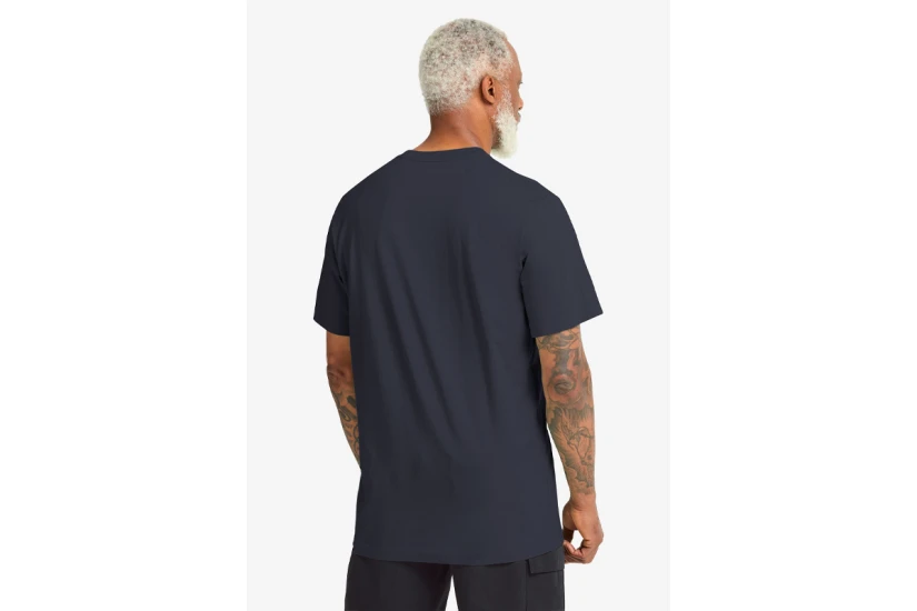 Jack Wolfskin Brand Ανδρικό Κοντομάνικο T-Shirt Μπλε Σκούρο
