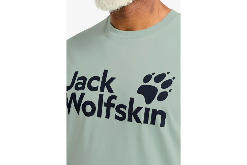 Jack Wolfskin Brand Ανδρικό Κοντομάνικο T-Shirt Βεραμάν