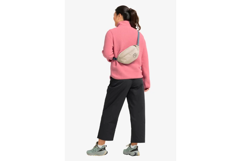 Jack Wolfskin Berkeley Hipbag Τσαντάκι Μέσης Μπεζ, Γκρι Σκούρο