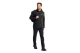 Jack Wolfskin Taunus 300 Midlayer Ανδρική Ζακέτα Fleece Μαύρη