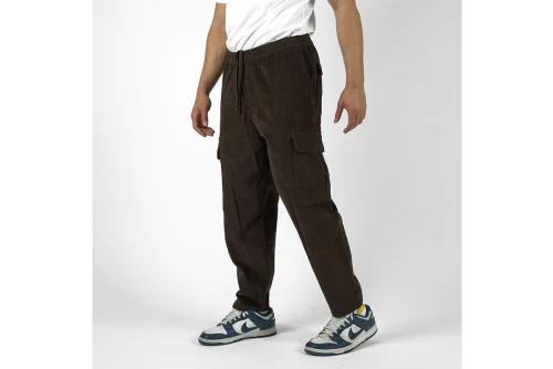 Bee Unusual Baggy Corduroy Παντελόνι Cargo Ανδρικό (AB-256019)