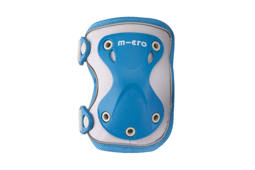 Micro Knee-Elbow Pads Reflective Σετ Προστατευτικών Γαλάζιο Small