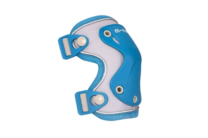 Micro Knee-Elbow Pads Reflective Σετ Προστατευτικών Γαλάζιο Small