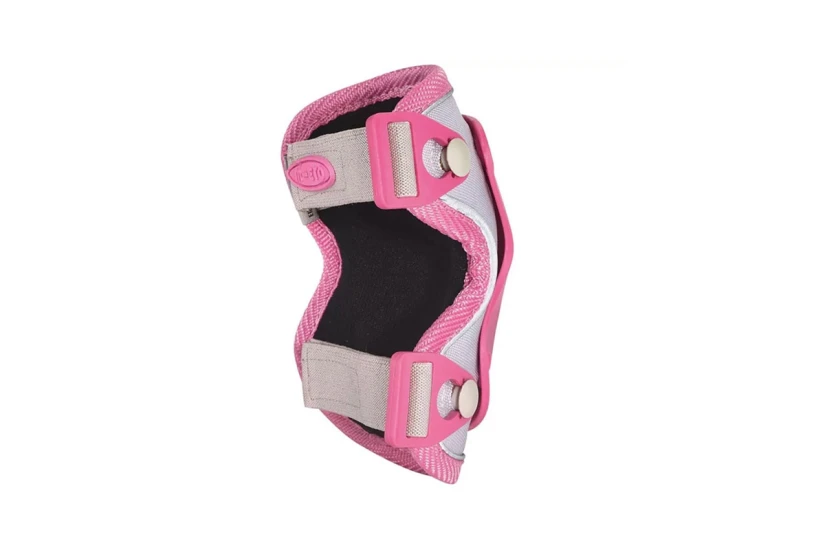Micro Knee-Elbow Pads Reflective Σετ Προστατευτικών Ροζ Small