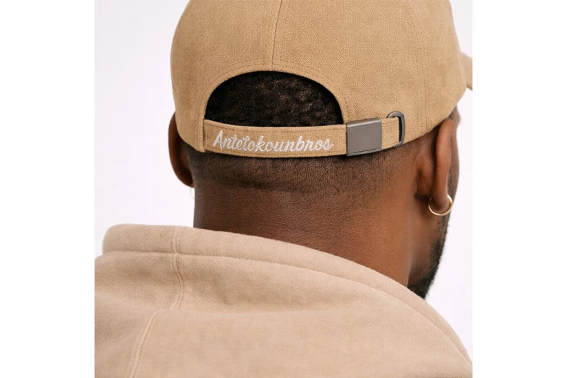 AntetokounBros Stonewashed Καπέλο Strapback Κάμελ