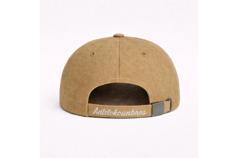 AntetokounBros Stonewashed Καπέλο Strapback Κάμελ