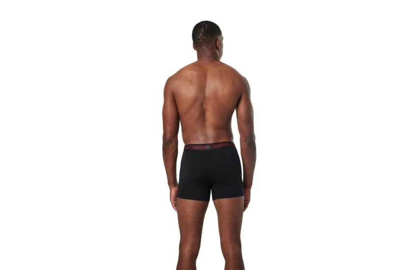 AntetokounBros Ανδρικά Εσώρουχα Boxer Μαύρα 2 Τεμάχια