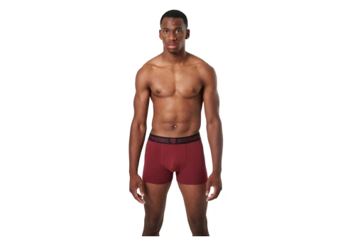 Antetokounbros Underwear Εσώρουχο Boxer Ανδρικό 2 - Τεμάχια (ACJD352001 BLACK-BORDO)