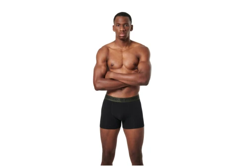 Antetokounbros Underwear Εσώρουχο Boxer Ανδρικό 2 - Τεμάχια (ACJD352001 BLACK-CHAKI)