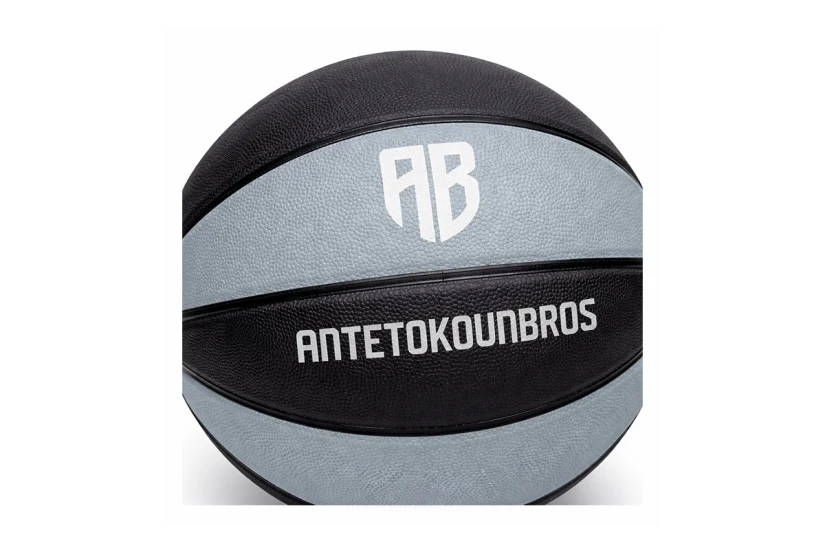 AntetokounBros Black Ice Μπάλα Μπάσκετ Μαύρη, Μέντα