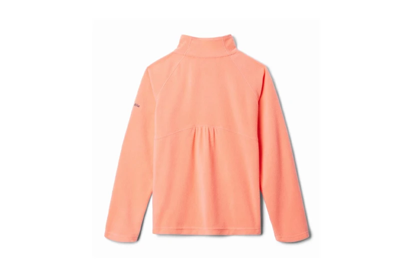 Columbia Glacial Half Zip Παιδική Μακρυμάνικη Μπλούζα με Ψηλό Λαιμό Κοραλλί