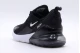 Nike Air Max 270 Ανδρικά Sneakers Μαύρα, Λευκά