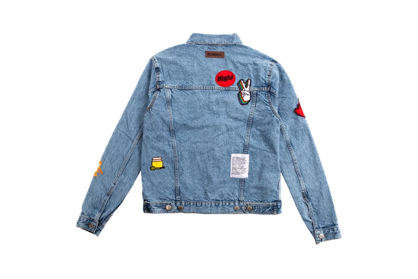 Bee Unusual Feel Good Patchwork Ανδρικό Μπουφάν Τζιν