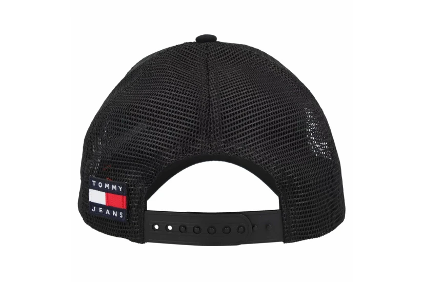 Tommy Jeans Heritage Stadium Trucker Καπέλο Snapback Μαύρο