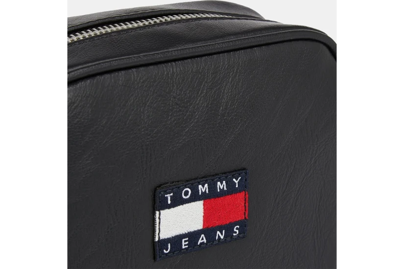 Tommy Jeans City College Ανδρικό Τσαντάκι Ώμου - Χιαστί Μαύρο