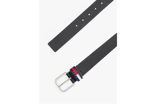 Tommy Jeans Ryan Logo Keeper Leather Ζώνη Casual (AM0AM13688 BDS)