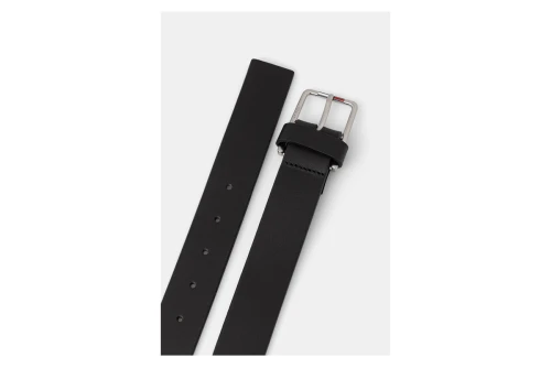 Tommy Jeans Austin Rectangular Buckle Leather Ζώνη Casual (AM0AM14459 BDS)