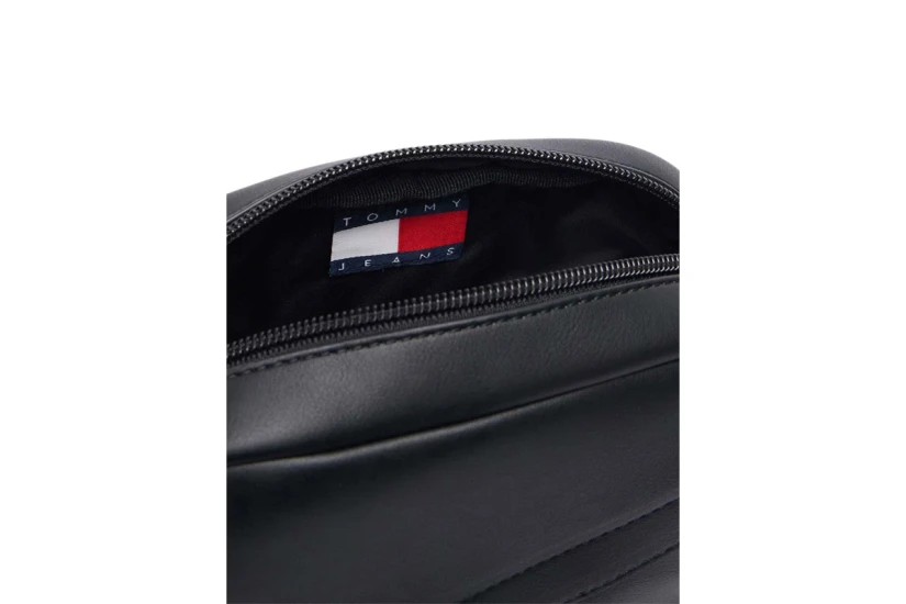 Tommy Jeans Essential Rubberised Logo Τσαντάκι Χιαστί - Ώμου (AM0AM14608 BDS)