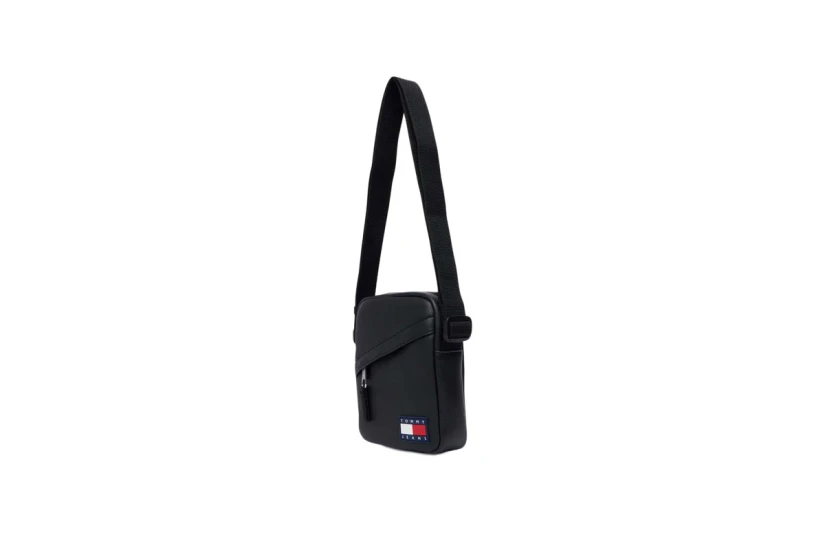 Tommy Jeans Essential Rubberised Logo Τσαντάκι Χιαστί - Ώμου (AM0AM14608 BDS)