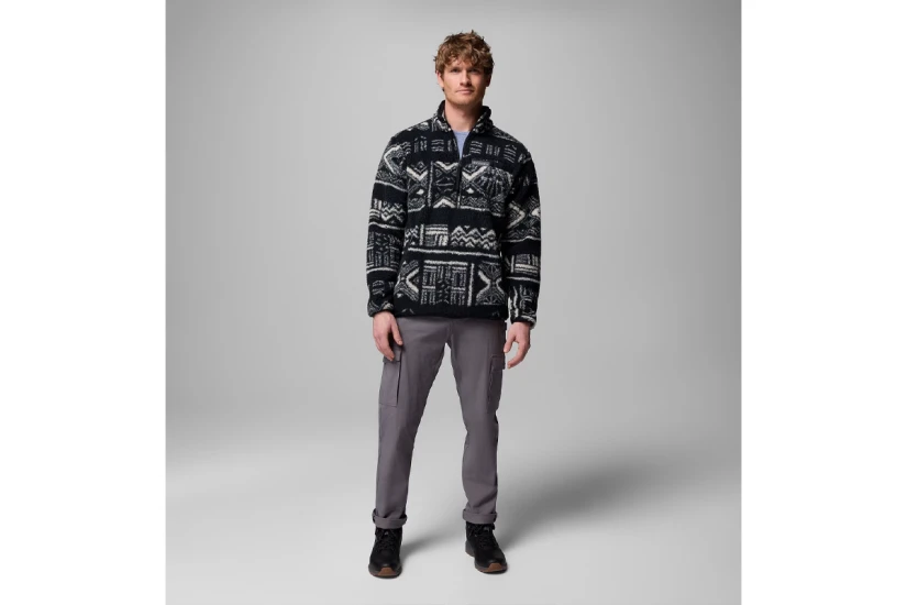 Columbia Rugged Ridge High Pile Fleece Ανδρική Μακρυμάνικη Μπλούζα με Φερμουάρ 