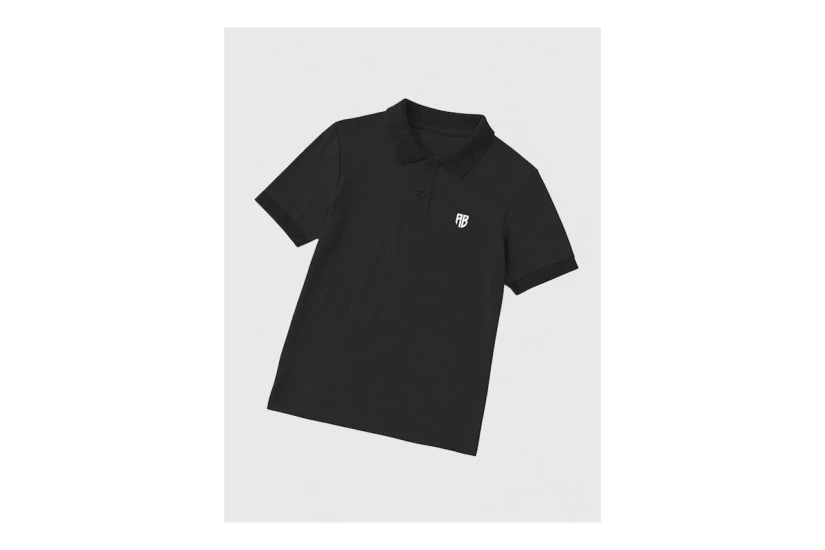 AntetokounBros Ανδρικό Κοντομάνικο Polo T-Shirt Μαύρο