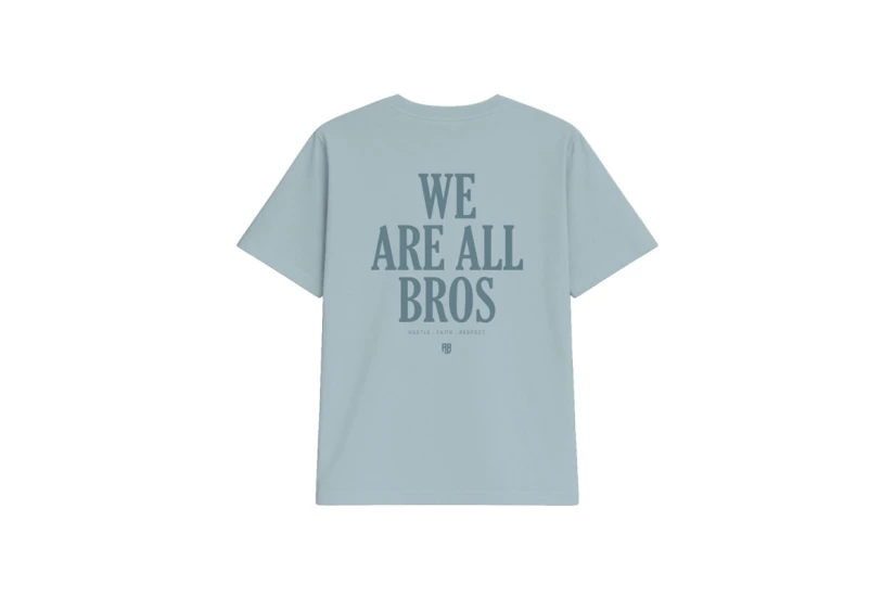 AntetokounBros All Bros Stonewashed Oversized Ανδρικό Κοντομάνικο T-Shirt Σιέλ