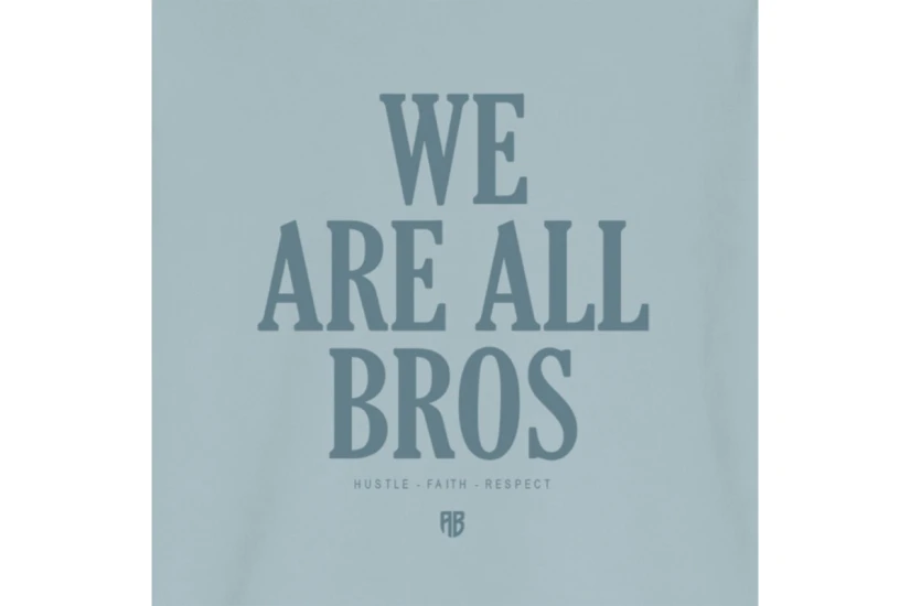 AntetokounBros All Bros Stonewashed Oversized Ανδρικό Κοντομάνικο T-Shirt Σιέλ