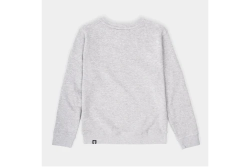 Antetokounbros Αβ Native Chest Logo Μπλούζα Με Λαιμόκοψη (APCD352K29 GRAY MELANZE)