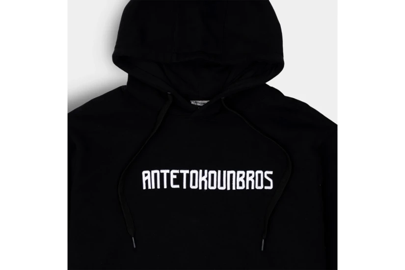 AntetokounBros Baseline Unisex Φούτερ με Κουκούλα Μαύρο