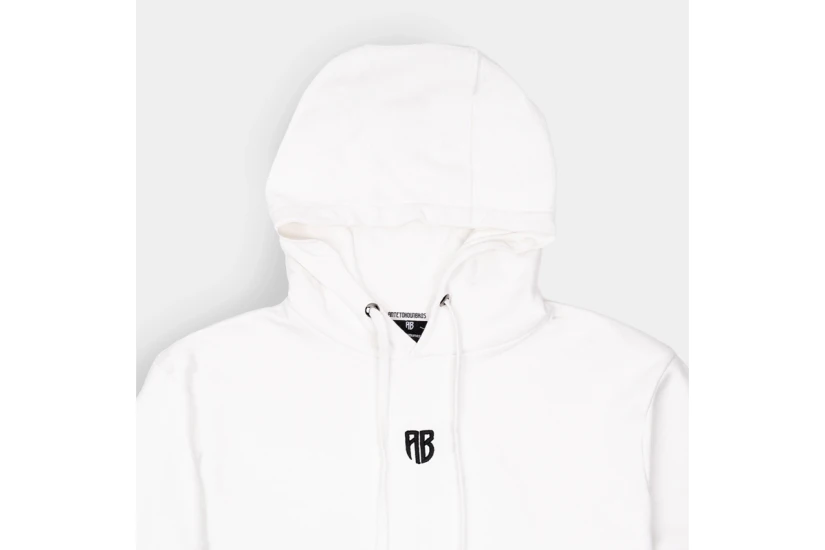 AntetokounBros Element Unisex Φούτερ με Κουκούλα Λευκό