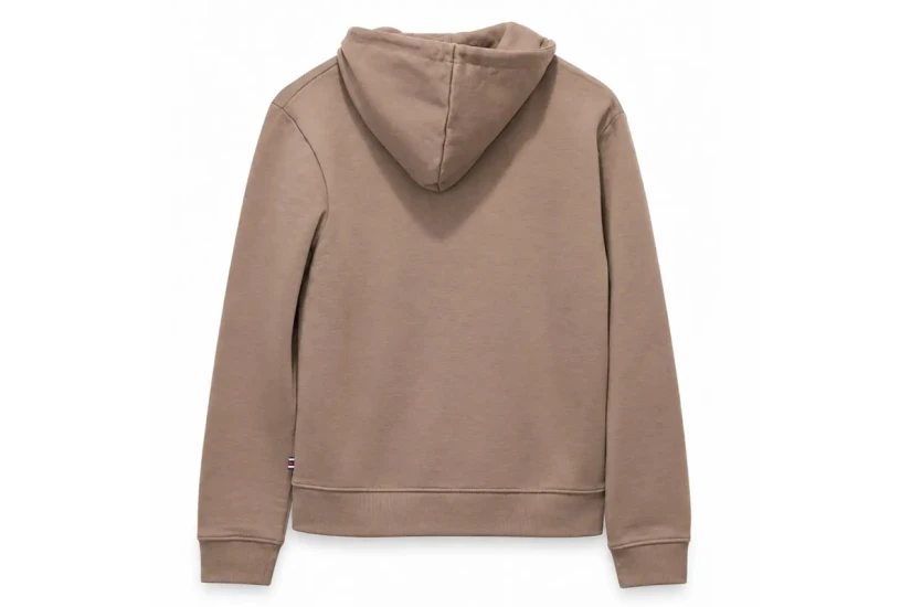 Fila Felia Brushed Fleece Γυναικεία Βαμβακερή Ζακέτα Καφέ
