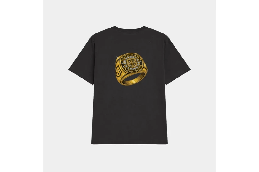 AntetokounBros Championship Ring Ανδρικό Κοντομάνικο T-Shirt Μαύρο, Χρυσό